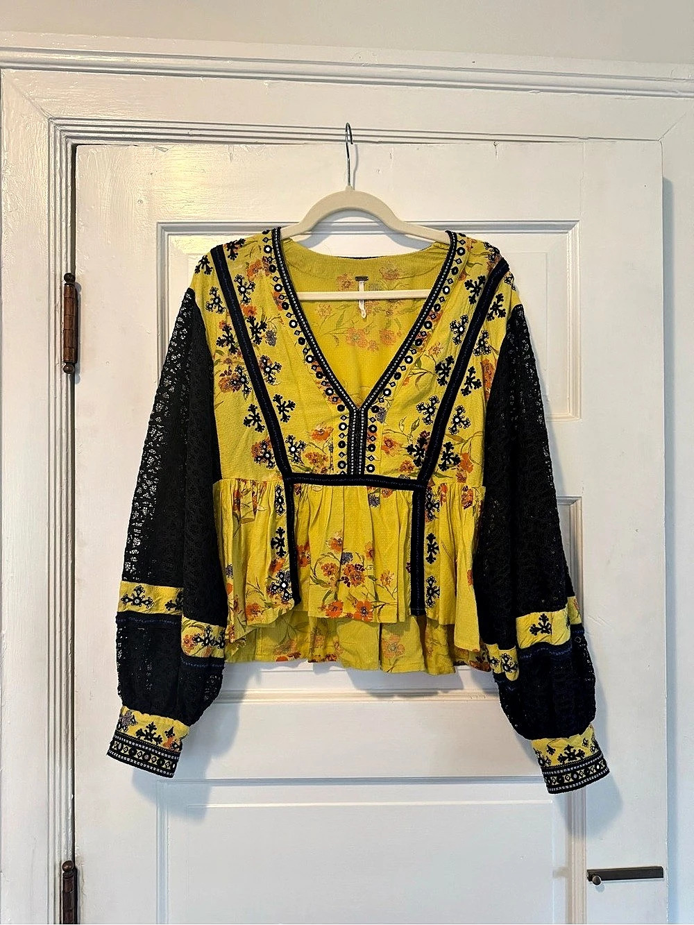 Free People Boogie All Night Blouse